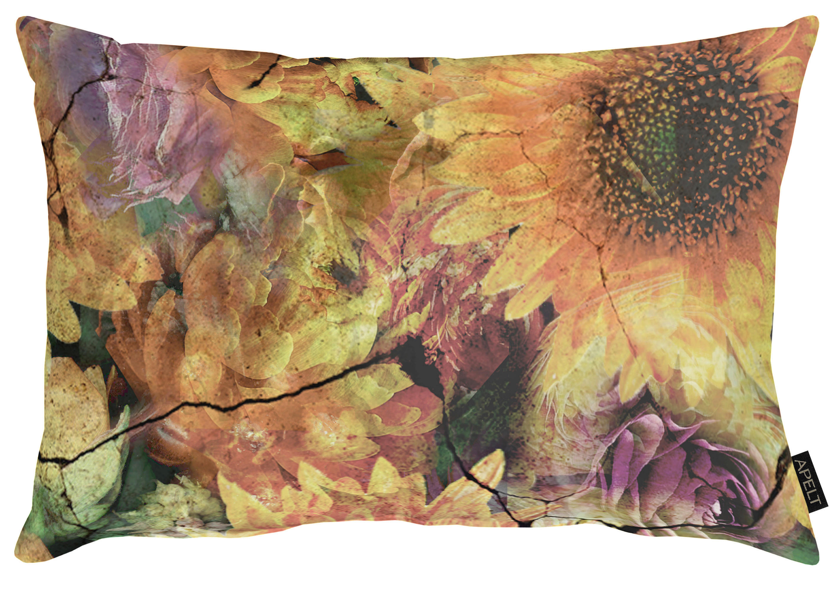 KISSENHÜLLE  - Gelb/Multicolor, LIFESTYLE, Textil (41x61cm) - Landscape