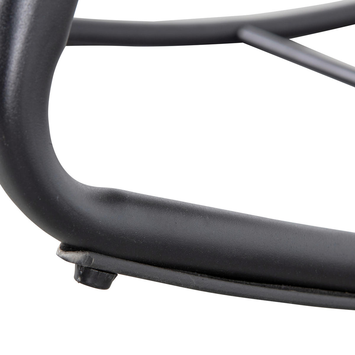 SCHAUKELSTUHL in Naturfarben  - Schwarz/Naturfarben, Design, Kunststoff/Metall (51/97/95cm) - Livetastic