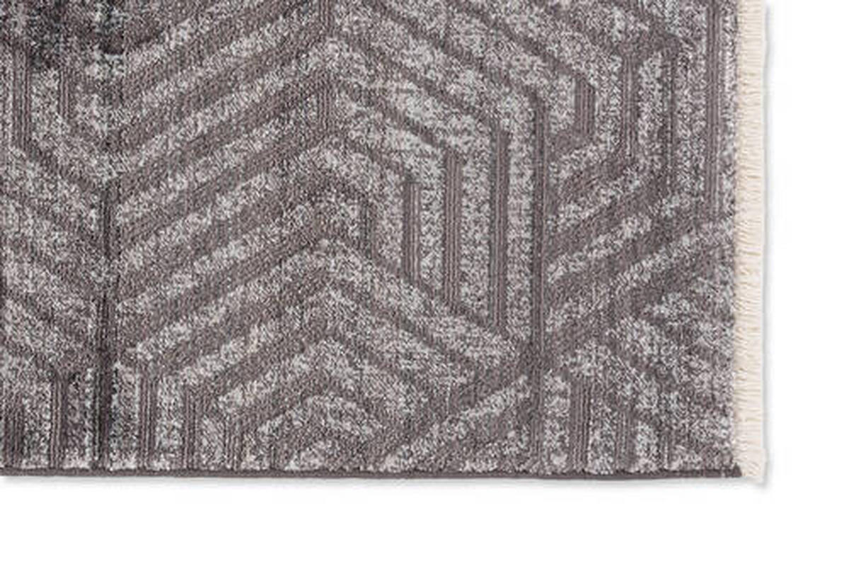 WEBTEPPICH 133/190 cm Grau  - Grau, Design, Textil (133/190cm) - Novel