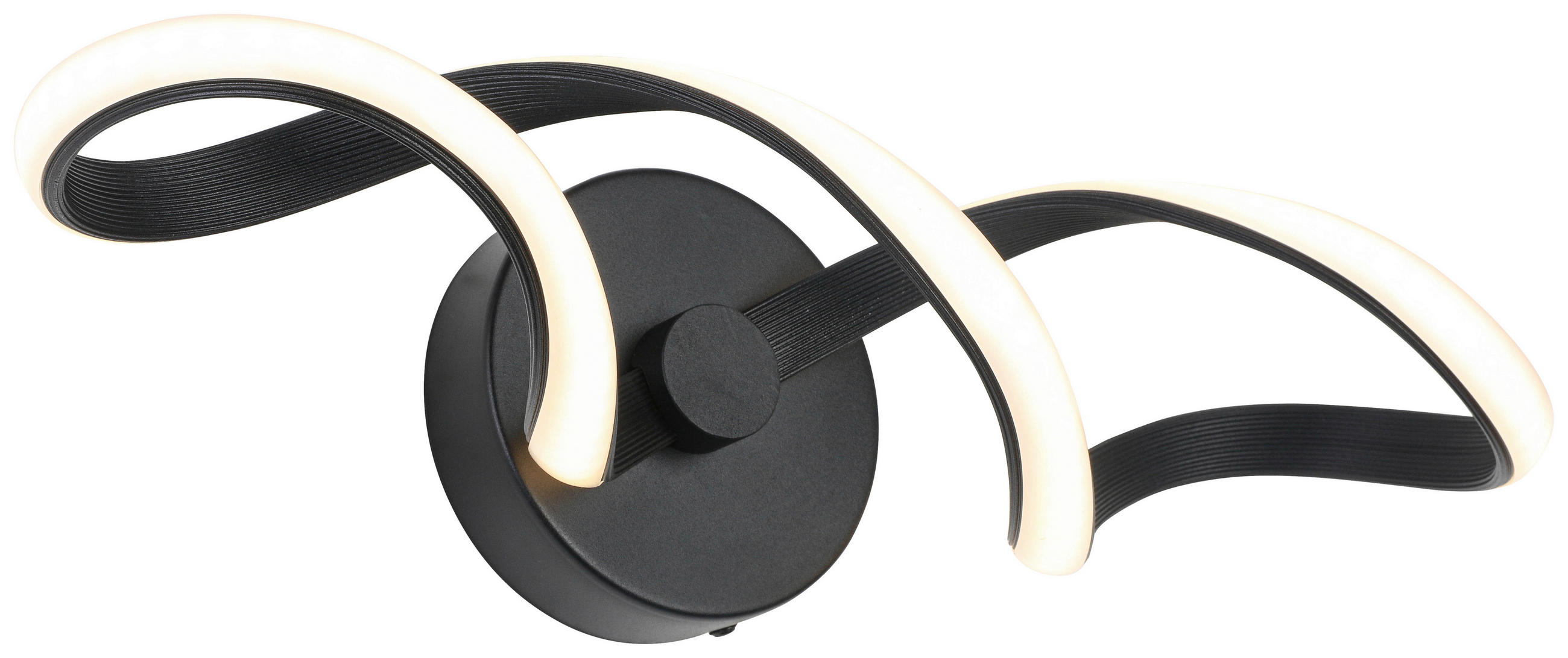 DECKENLEUCHTE 12/40/17,5 cm   - Schwarz, Trend, Kunststoff/Metall (12/40/17,5cm) - Collet's Monde