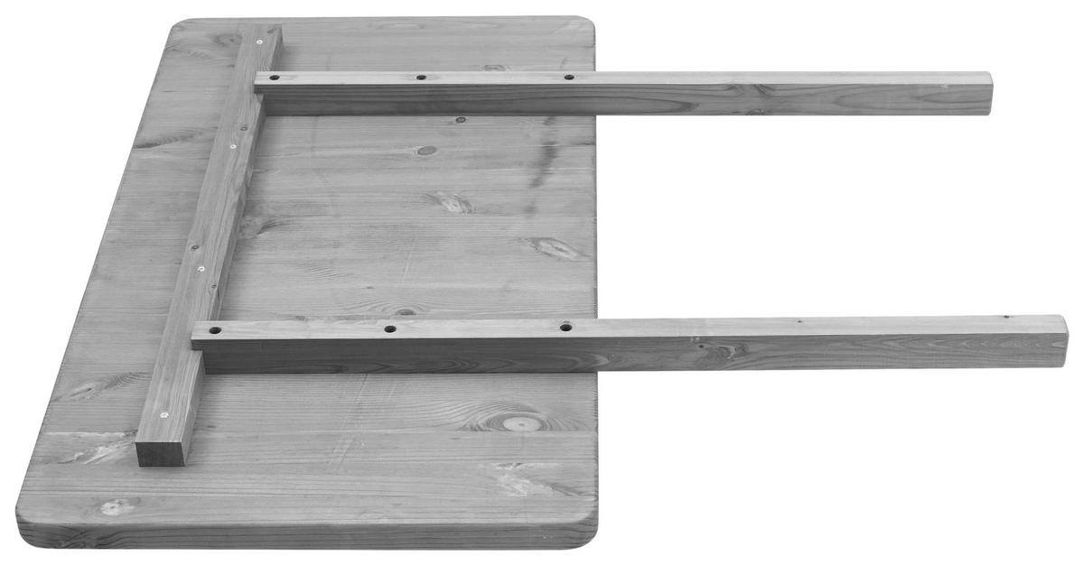 ANSTECKPLATTE Kiefer massiv Grau  - Grau, ROMANTIK / LANDHAUS, Holz (78/3/40cm) - Boxxx