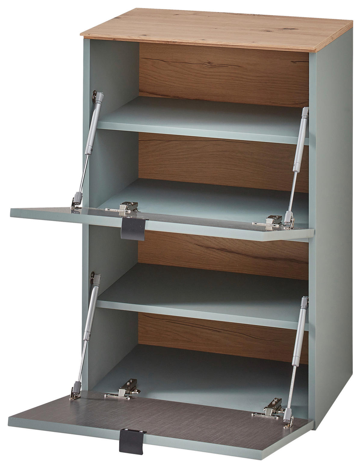 GARDEROBE 5-teilig  in 140/188/37 cm  - Salbeigrün/Eiche Artisan, Design, Holzwerkstoff (140/188/37cm) - Voleo