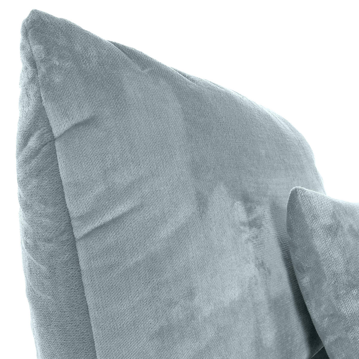 LIGGFÅTÖLJ i plysch mintgrön  - mintgrön/svart, Klassisk, textil/plast (100/86/166cm) - MID.YOU
