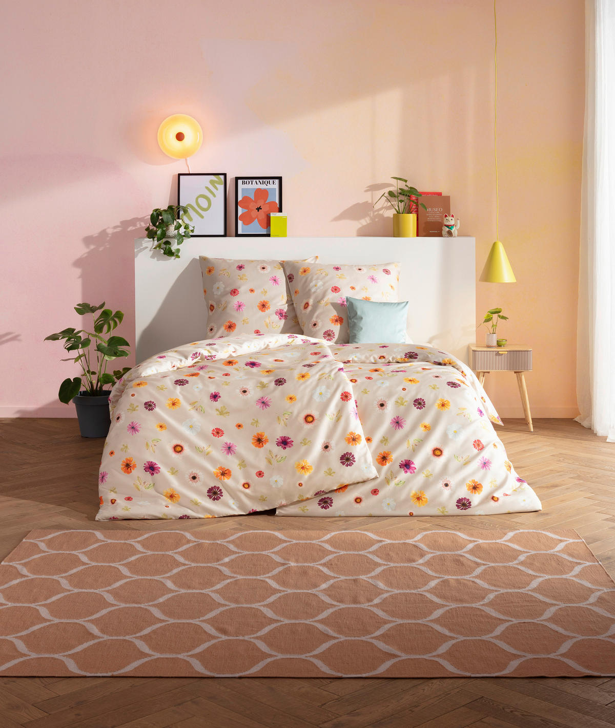 BETTWÄSCHE Impulse Makosatin 155/220 cm  - Beige, Design, Textil (155/220cm) - Estella