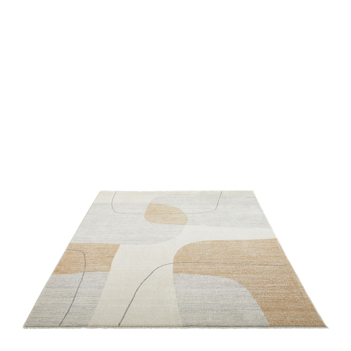 WEBTEPPICH 133/200 cm Columbus Gelb  - Gelb, Design, Textil (133/200cm) - Novel