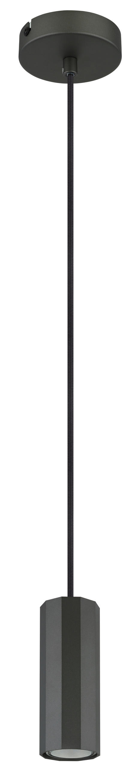 HÄNGELEUCHTE 10/120 cm    - Grau, Design, Metall (10/120cm) - Globo