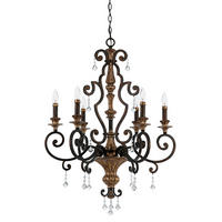 TAKKRONA Elstead Marquette 71,1/105,5 cm  - bronsfärgad, Klassisk, metall/glas (71,1/105,5cm) - Elstead Lighting