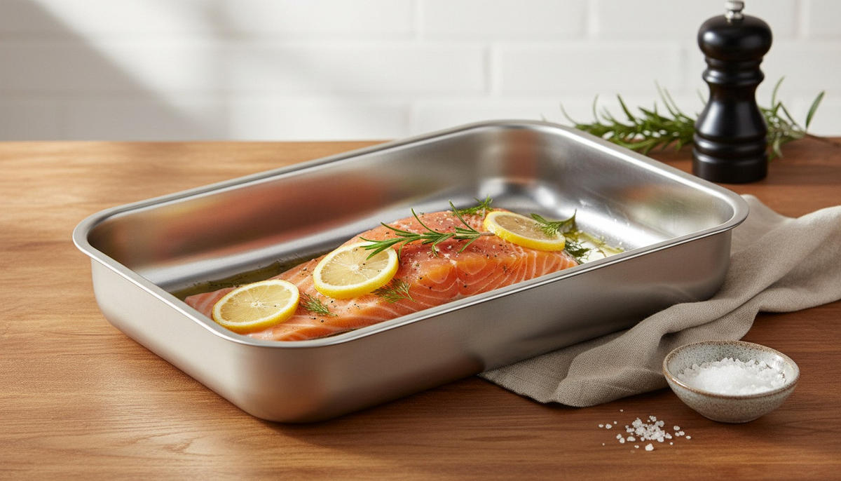 BRÄTER 20/27/6 cm - Edelstahlfarben, Basics, Metall (20/27/6cm) - moHA!