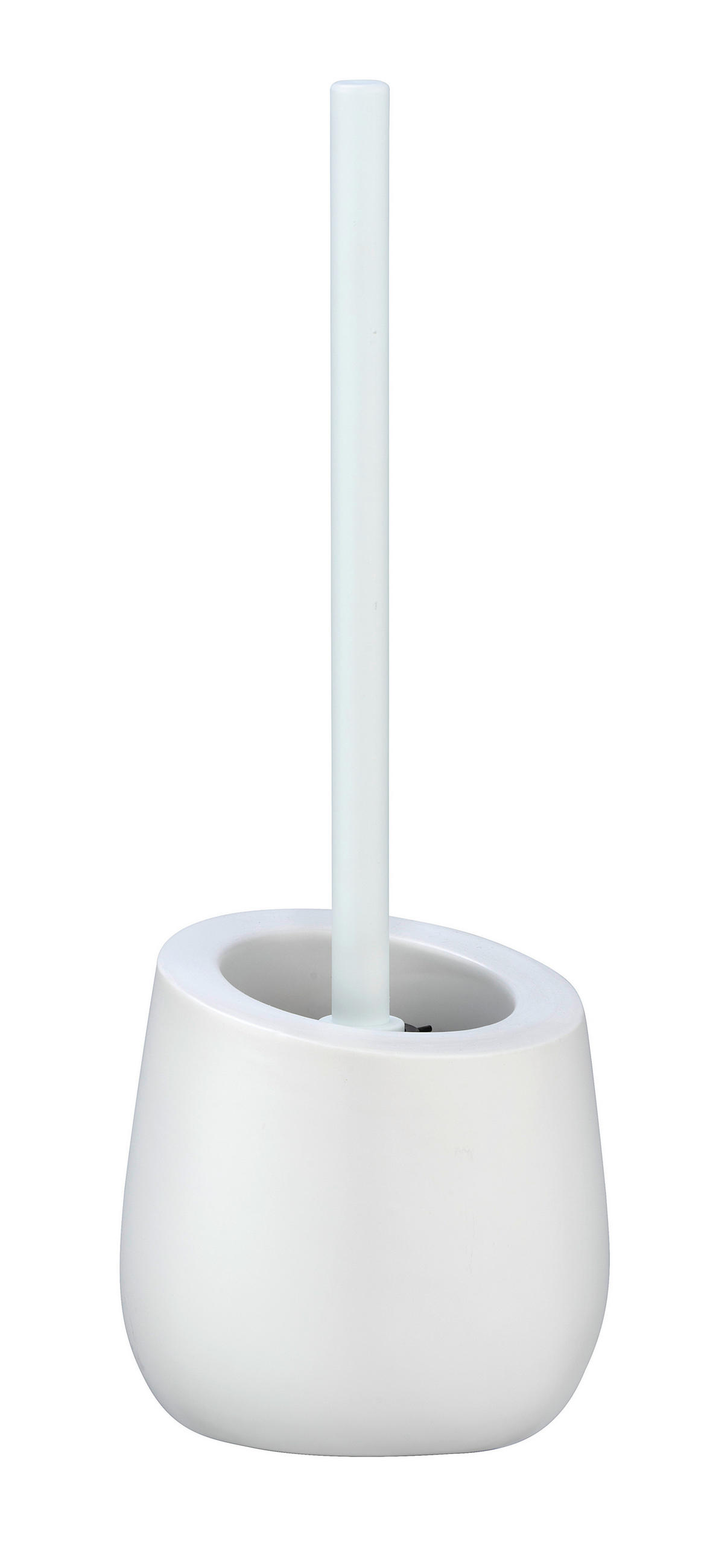 WC-BÜRSTENGARNITUR in Keramik  Kunststoff   - Weiß, Basics, Keramik/Kunststoff (13,5/38/13,5cm) - Wenko