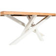 TISCHGESTELL in Metall 160/70/72 cm - Creme, Design, Metall (160/70/72cm) - Landscape