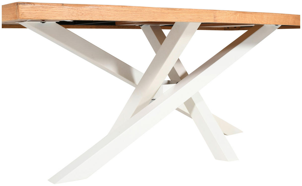 TISCHGESTELL Creme  - Creme, Design, Metall (160/70/72cm) - Landscape