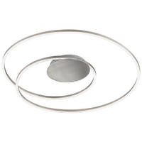 LED-TAKLAMPA Holy 68/8 cm  - nickelfärgad, Design, metall (68/8cm)