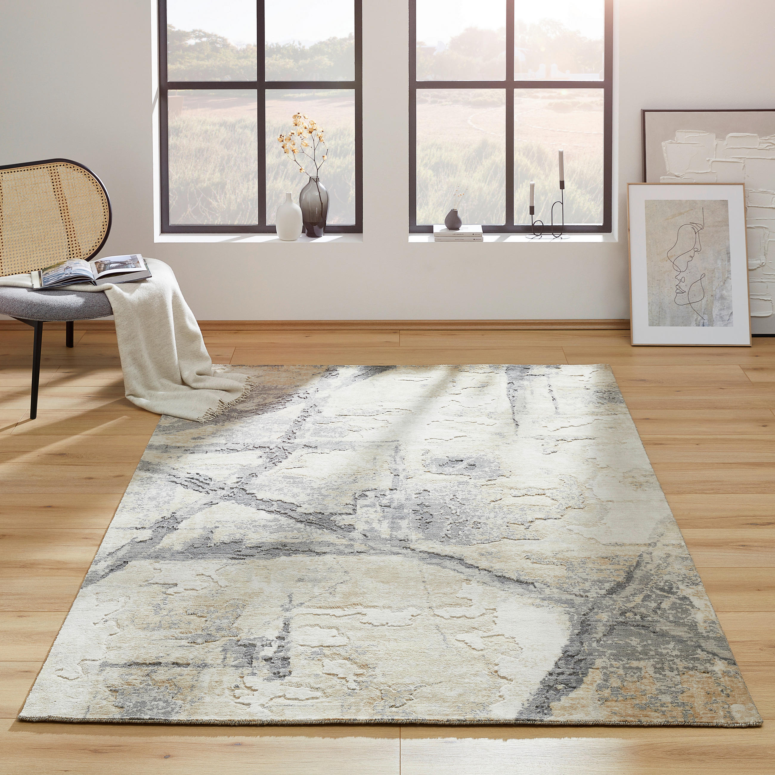 ORIENTTEPPICH 170/240 cm Beige  - Beige, Design, Kunststoff/Textil (170/240cm) - Cazaris