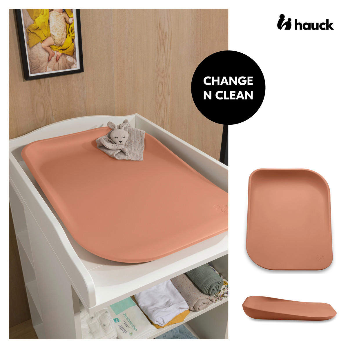 WICKELAUFLAGE - Terracotta, Basics (50/10/70cm) - Hauck