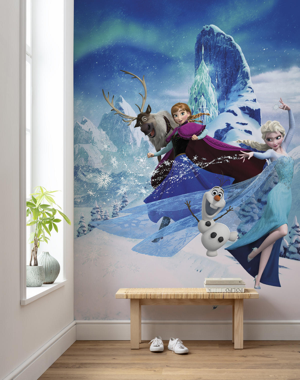 FOTOTAPET 200/280 cm  - blå, Trend, textil (200/280cm)