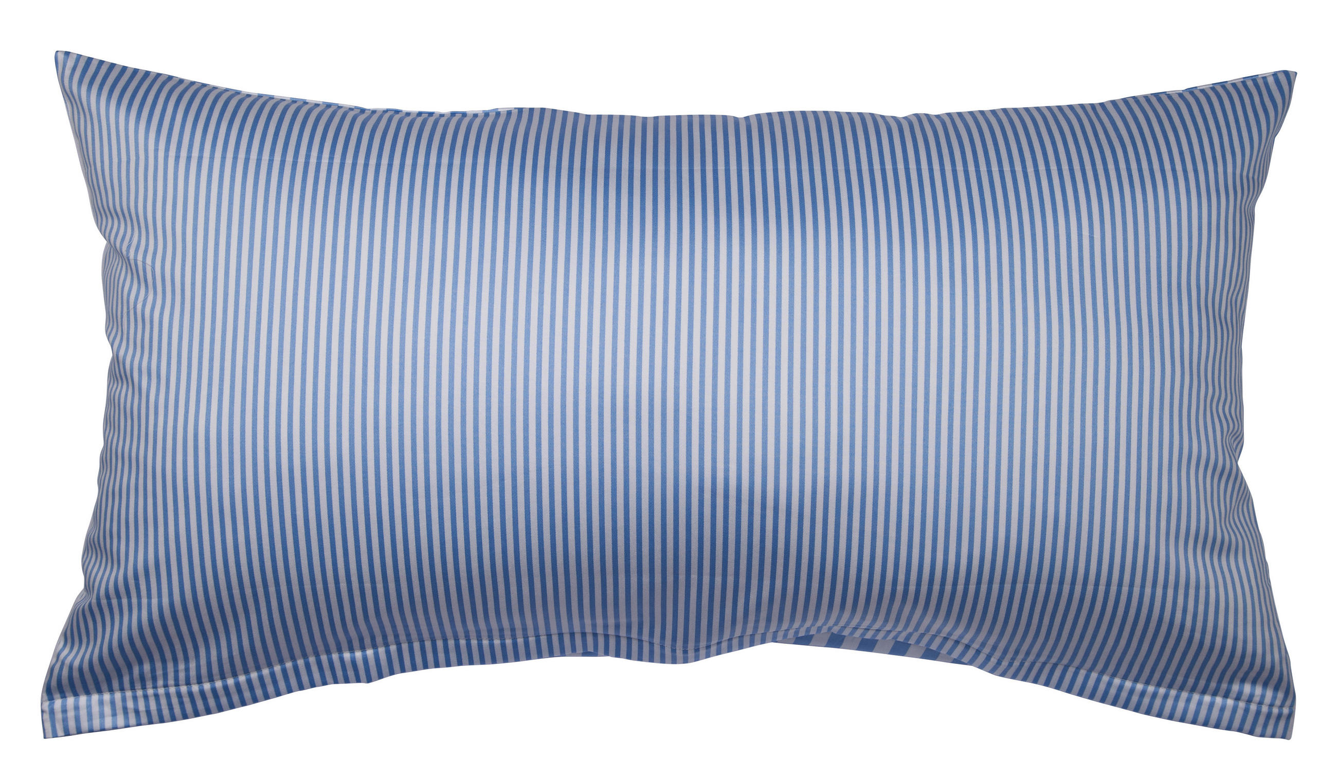 KISSENBEZUG Giorgio 40/80 cm  - Weiß/Hellblau, KONVENTIONELL, Textil (40/80cm) - Janine