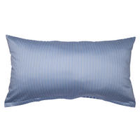 KISSENBEZUG Giorgio 40/80 cm  - Weiß/Hellblau, KONVENTIONELL, Textil (40/80cm) - Janine