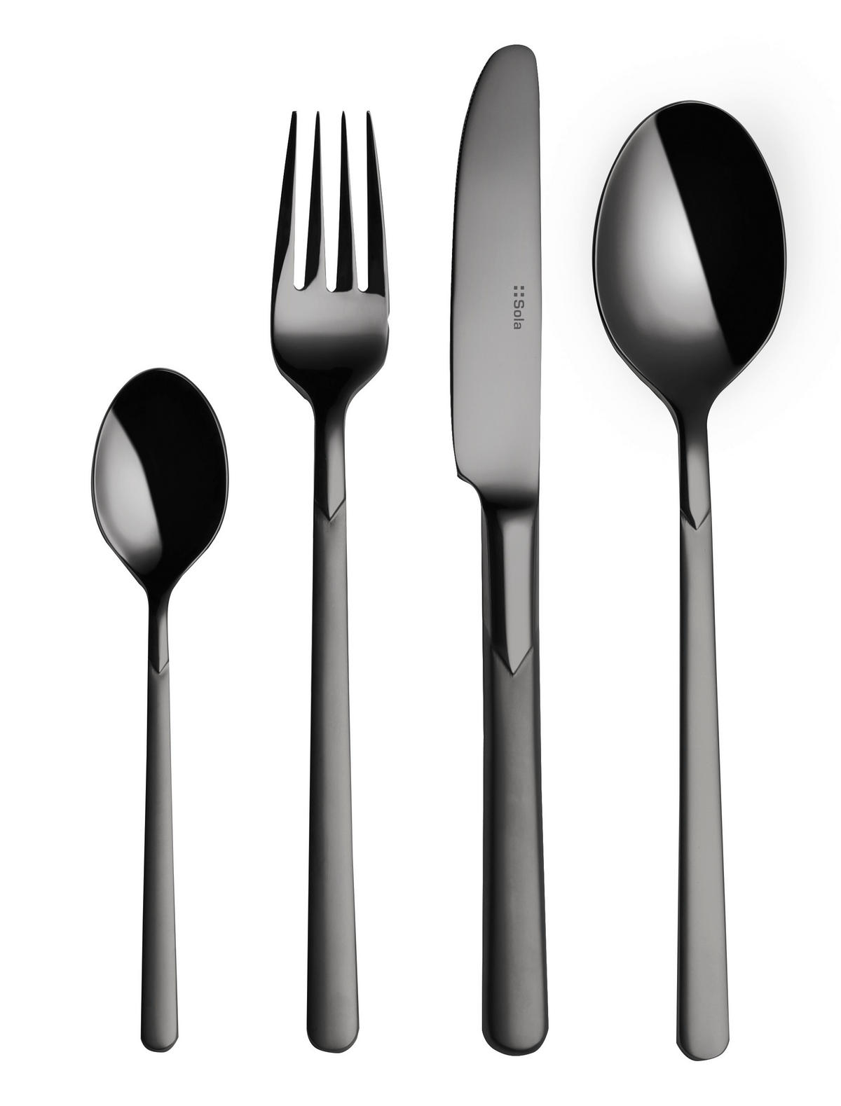 SADA PŘÍBORŮ, nerezová ocel, 24dílné - Design, kov - Sola