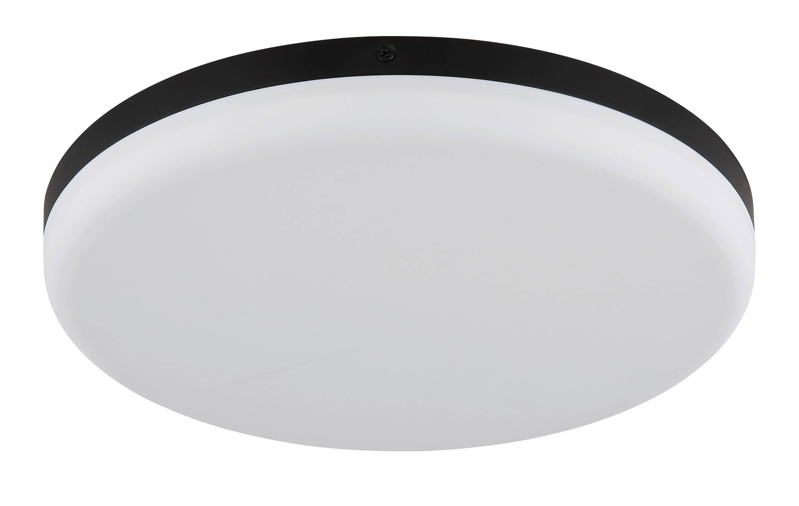 LED-DECKENLEUCHTE MATTHEW 30/5 cm   - Schwarz/Weiß, KONVENTIONELL, Kunststoff (30/5cm) - Globo