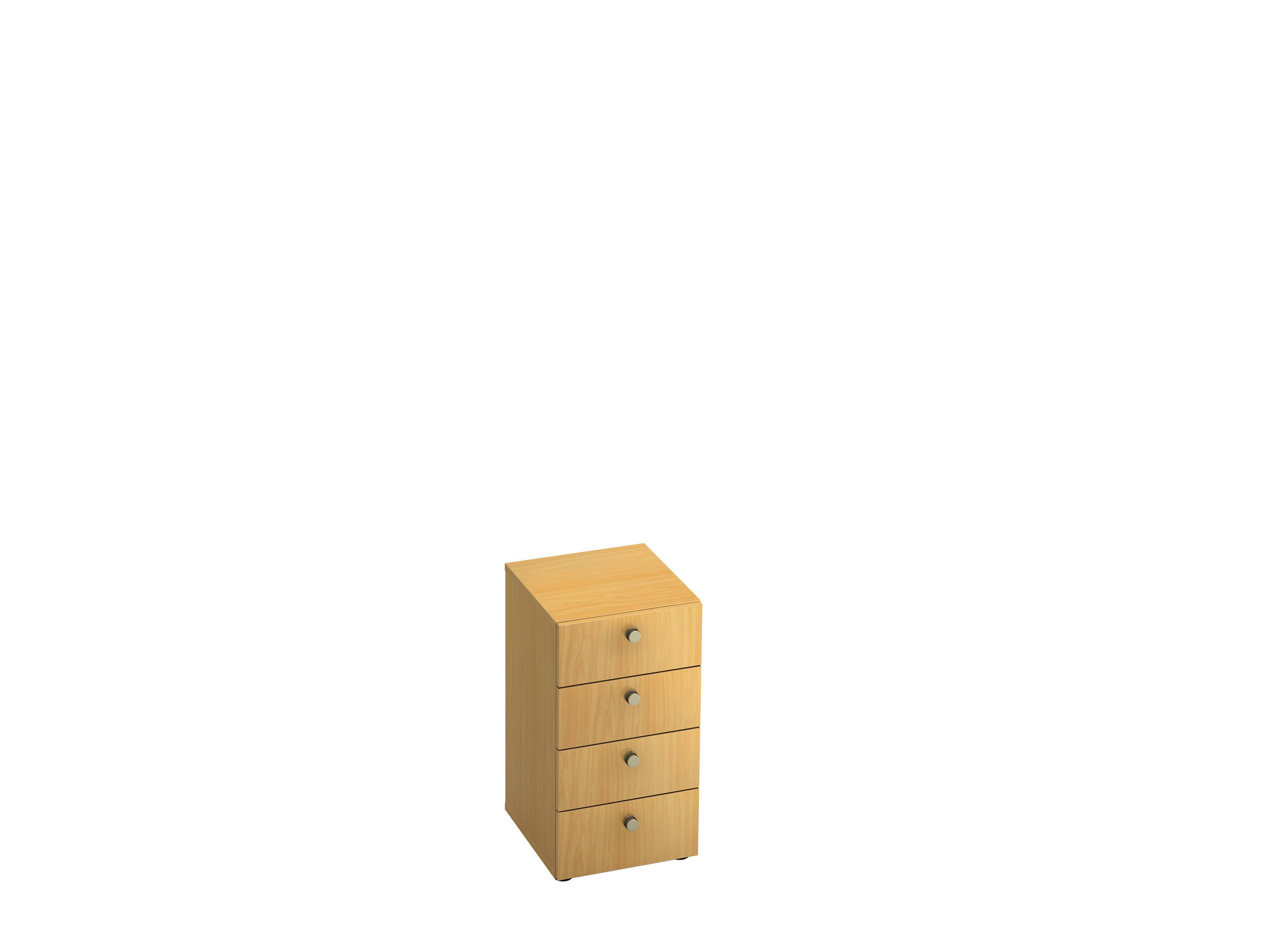 ANSTELLCONTAINER Buchefarben  - Buchefarben/Alufarben, KONVENTIONELL, Metall (40/74,8/42cm) - Venda