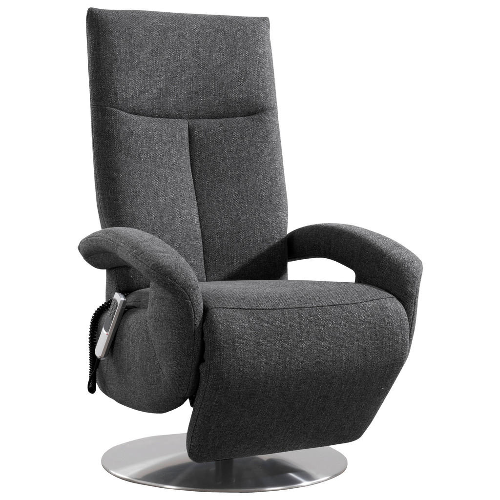 Thumbnail - Sit & More Drehstuhl, Anthrazit, Textil, Drehteller, 74x112x82 cm, Goldenes M, Oeko-Tex® Standard 100, Made in Europe, D...
