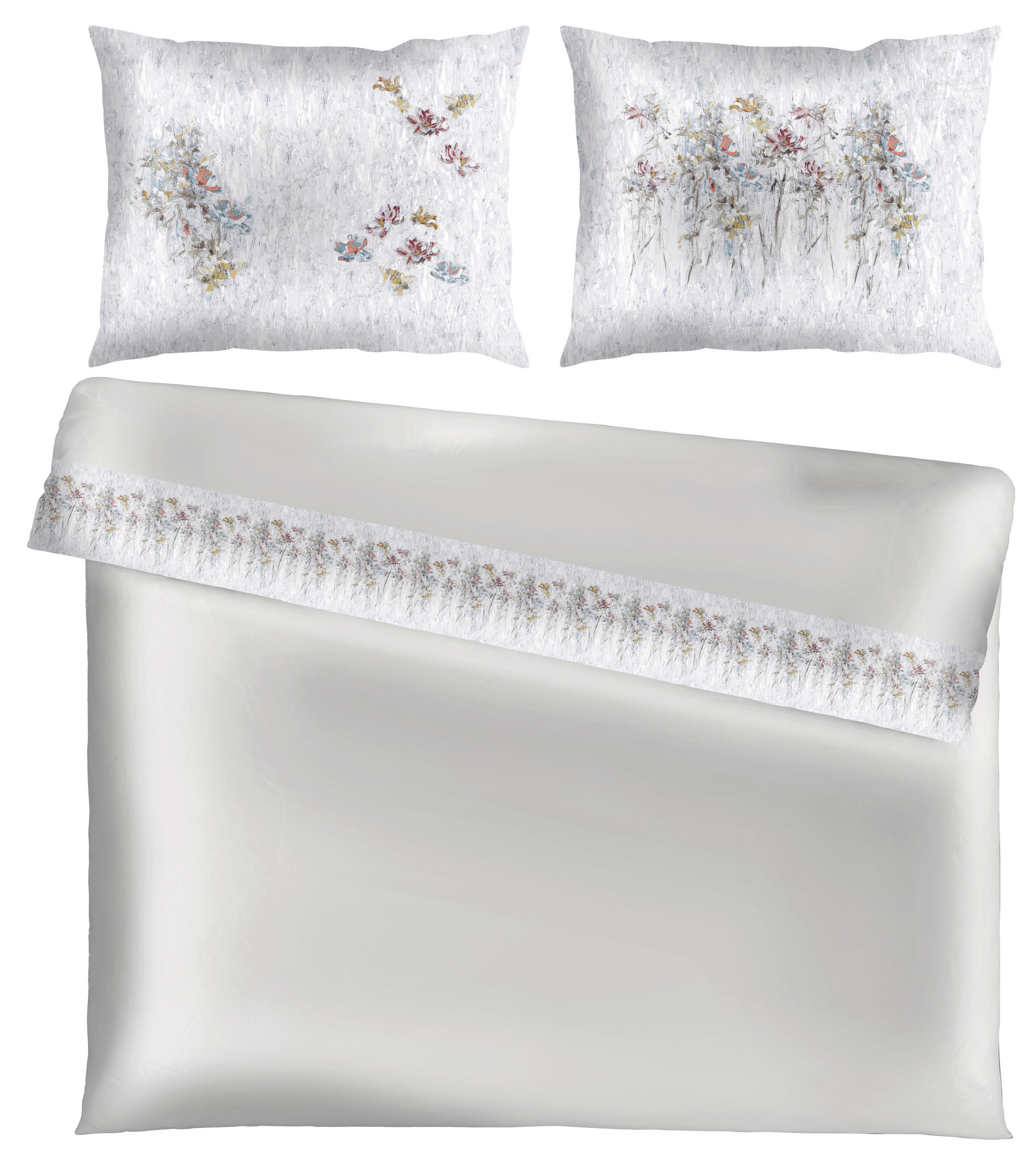 POSTELJINA   - svijetlo siva, Konvencionalno, tekstil (220/260cm) - Novel