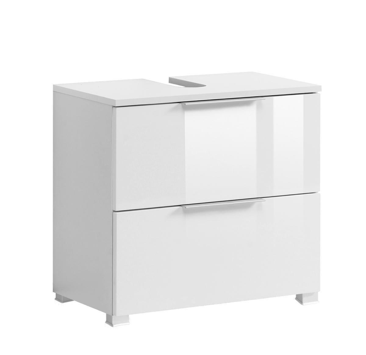 WASCHBECKENUNTERSCHRANK 60/54/35 cm  - Silberfarben/Alufarben, Design, Holzwerkstoff/Kunststoff (60/54/35cm) - Xora