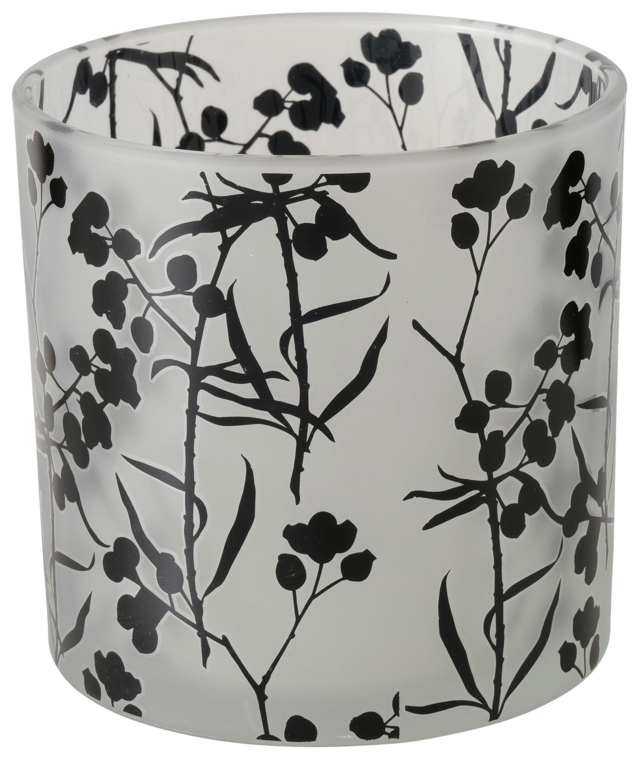 WINDLICHT - Schwarz/Weiß, Trend, Glas (15/15cm)