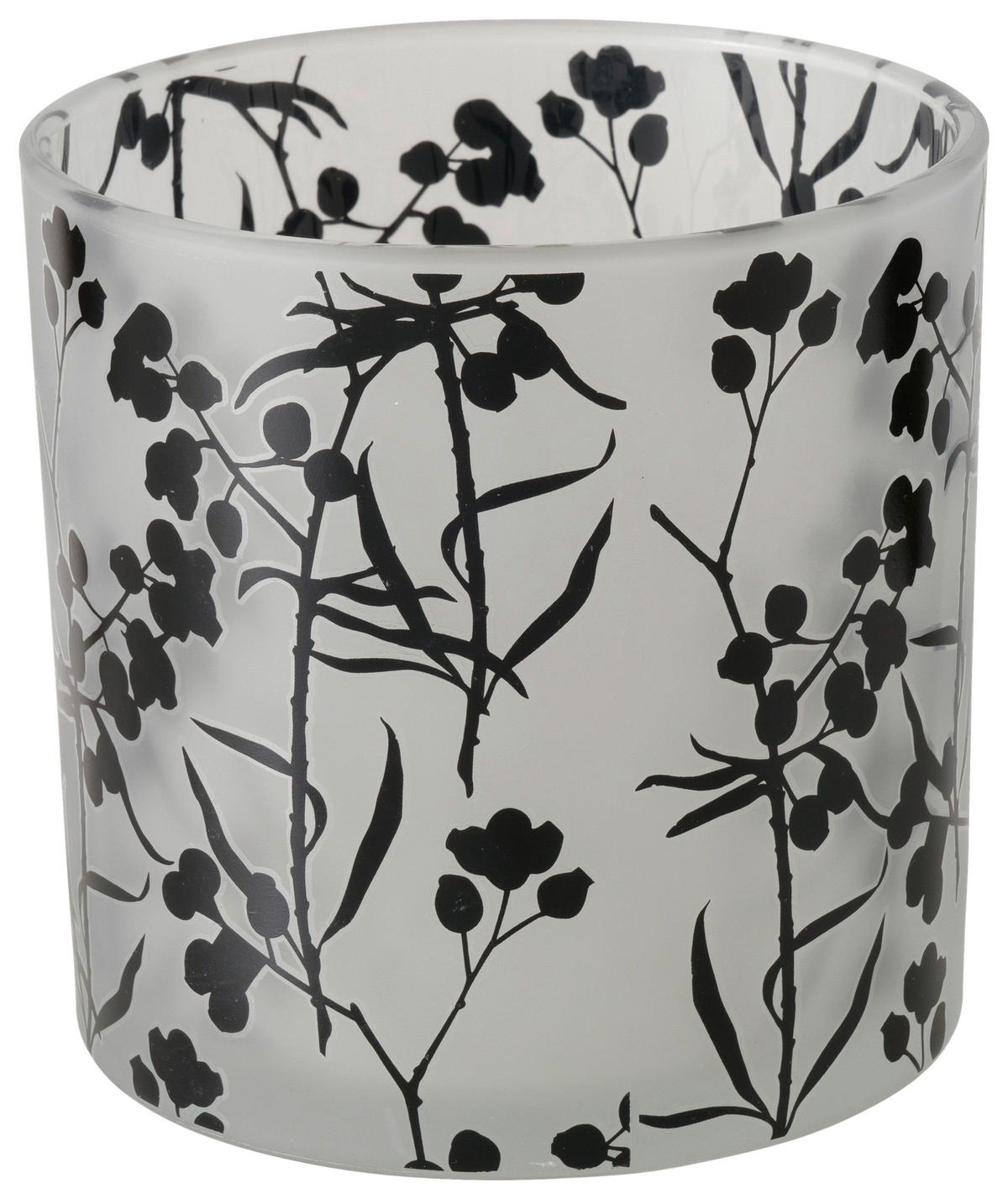 WINDLICHT - Schwarz/Weiß, Trend, Glas (15/15cm)