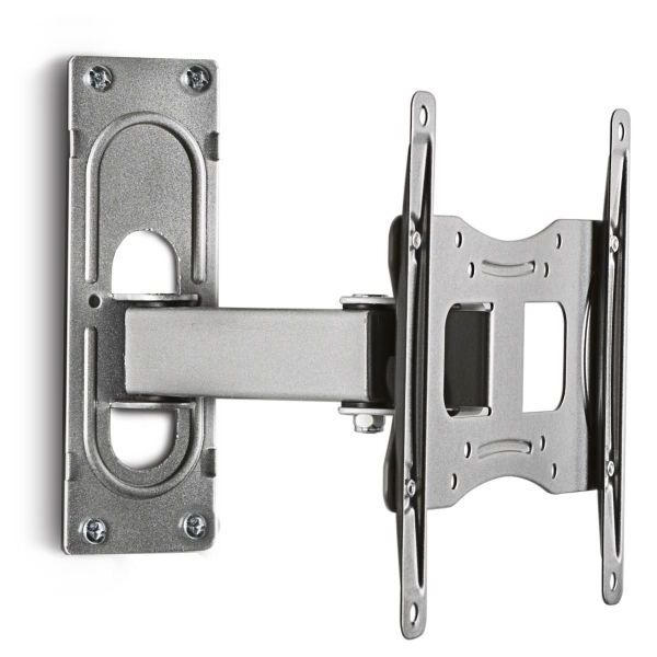 TV-WANDHALTER 37 Zoll  - Silberfarben, KONVENTIONELL, Metall (27,8/22,6/9,6cm) - MID.YOU