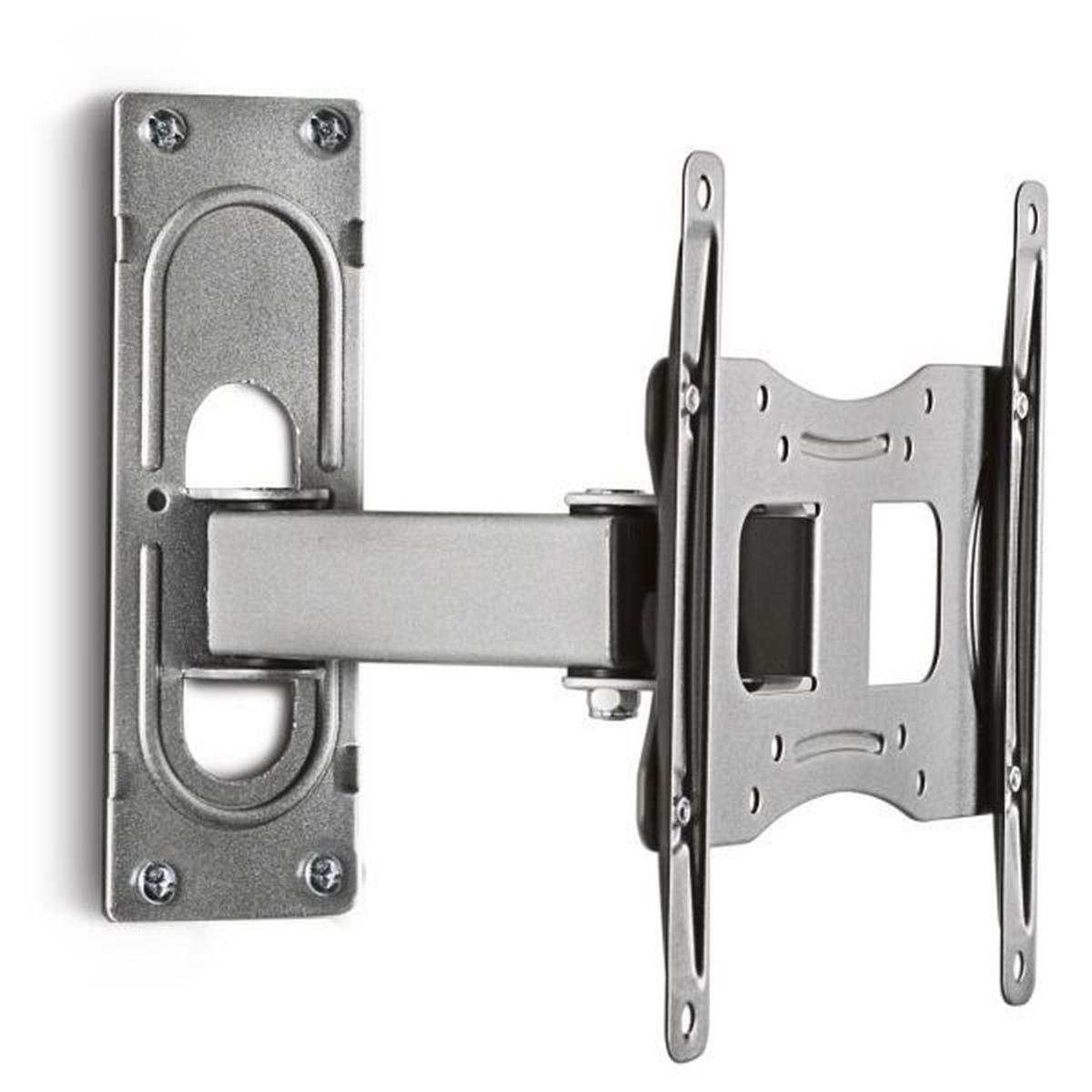 TV-Wandhalter in Silberfarbe in Silberfarben  - Silberfarben, Konventionell, Metall (27,8/22,6/9,6cm) - MID.YOU