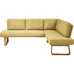 ECKBANK 240/174 cm  in Gelb, Eichefarben  - Eichefarben/Gelb, Design, Holz/Textil (240/174cm) - Dieter Knoll