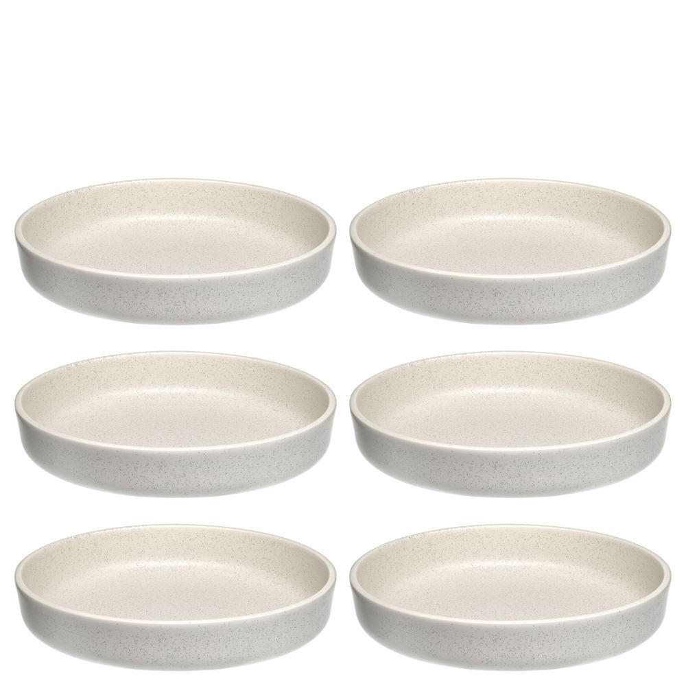 SPEISETELLERSET ROMA 6-teilig  - Creme, KONVENTIONELL, Keramik (19,7/4,0/19,7cm) - Leonardo