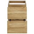 WASCHBECKENUNTERSCHRANK 42/54/42,2 cm  - Eichefarben, KONVENTIONELL, Holz/Holzwerkstoff (42/54/42,2cm) - Linea Natura
