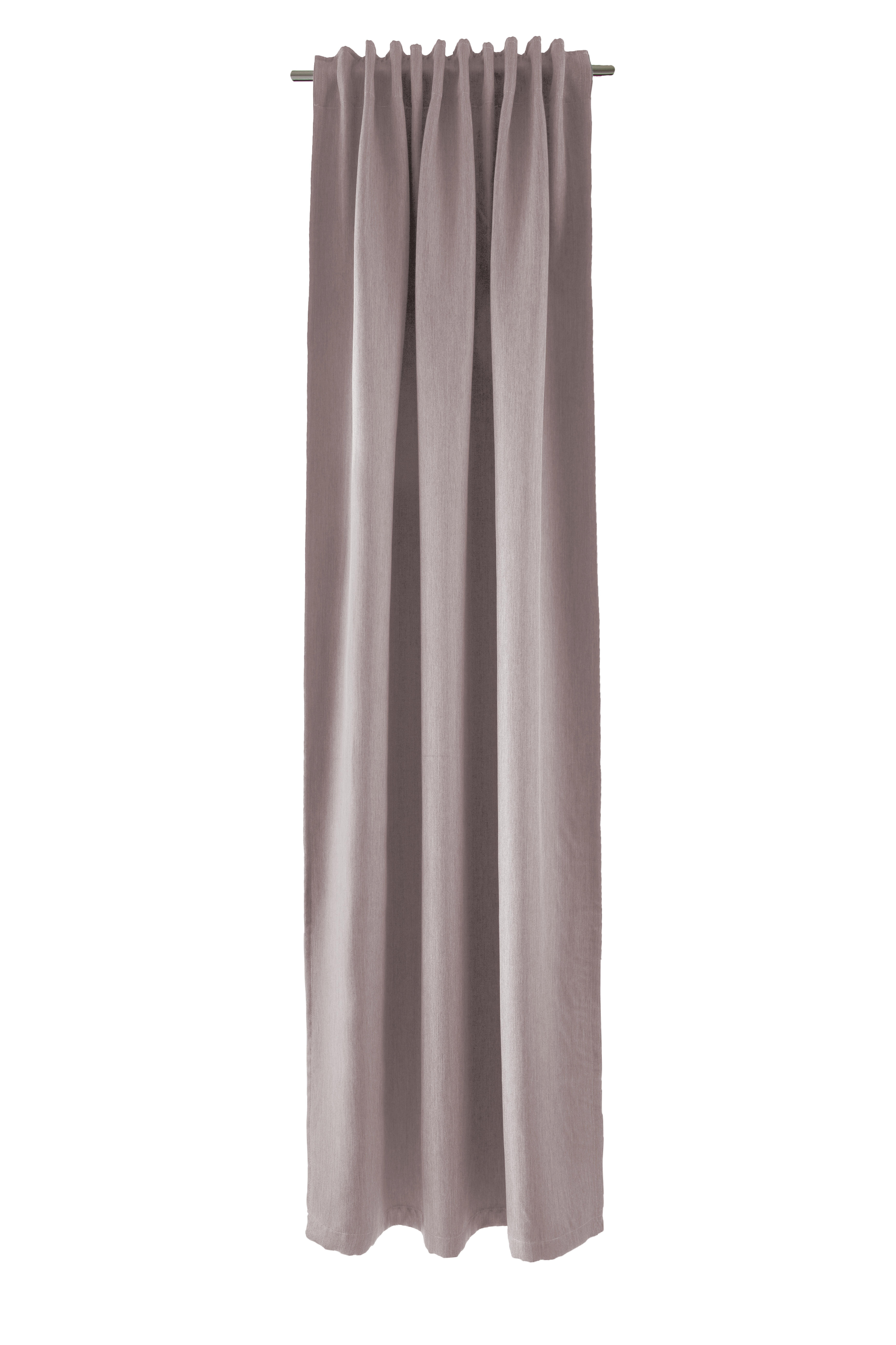 WÄRMESCHUTZVORHANG  Verdunkelung  140/245 cm   - Rosa, Basics, Textil (140/245cm)
