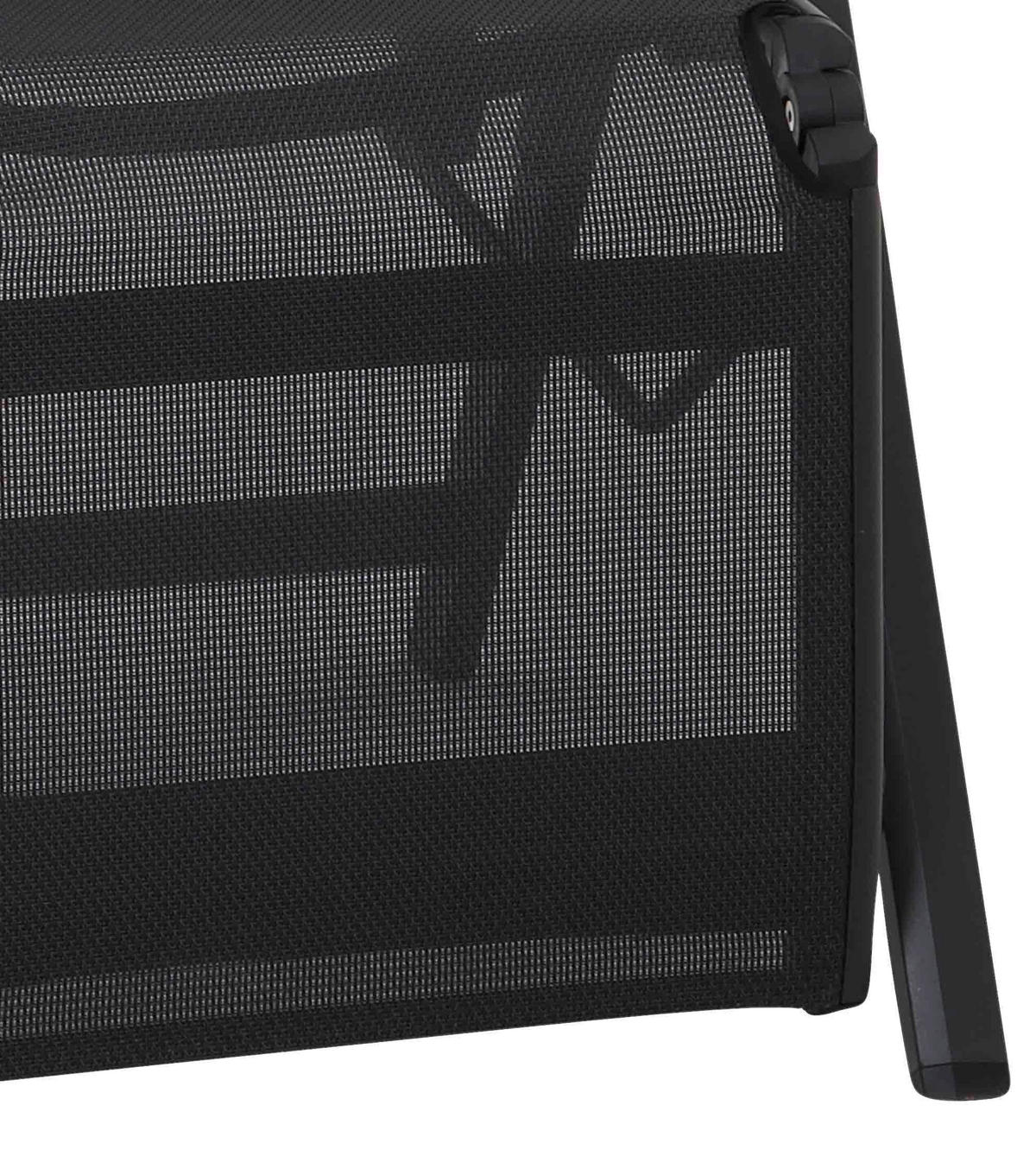 GARTEN-RELAXSESSEL Aluminium  - Anthrazit/Schwarz, KONVENTIONELL, Kunststoff/Textil (61/111/72cm) - Siena Garden