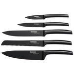 MESSERSET 5-teilig  - Schwarz, Trend, Metall - Homeware Profession.