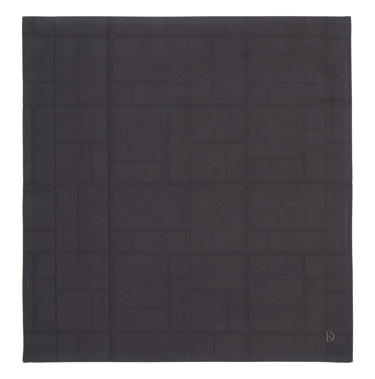 TISCHDECKE Anthrazit 85/85 cm  - Anthrazit, Basics (85/85cm) - Dieter Knoll