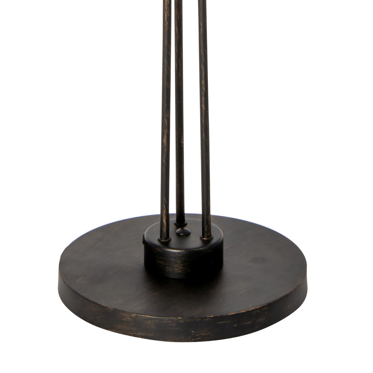 STEHLEUCHTE - Weiss/Rostfarben, Konventionell, Glas/Metall (45/160cm) - Globo