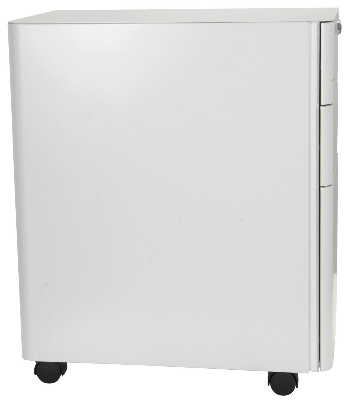 ROLLCONTAINER Weiß  - Weiß, MODERN, Kunststoff/Metall (30/59/50cm) - MID.YOU