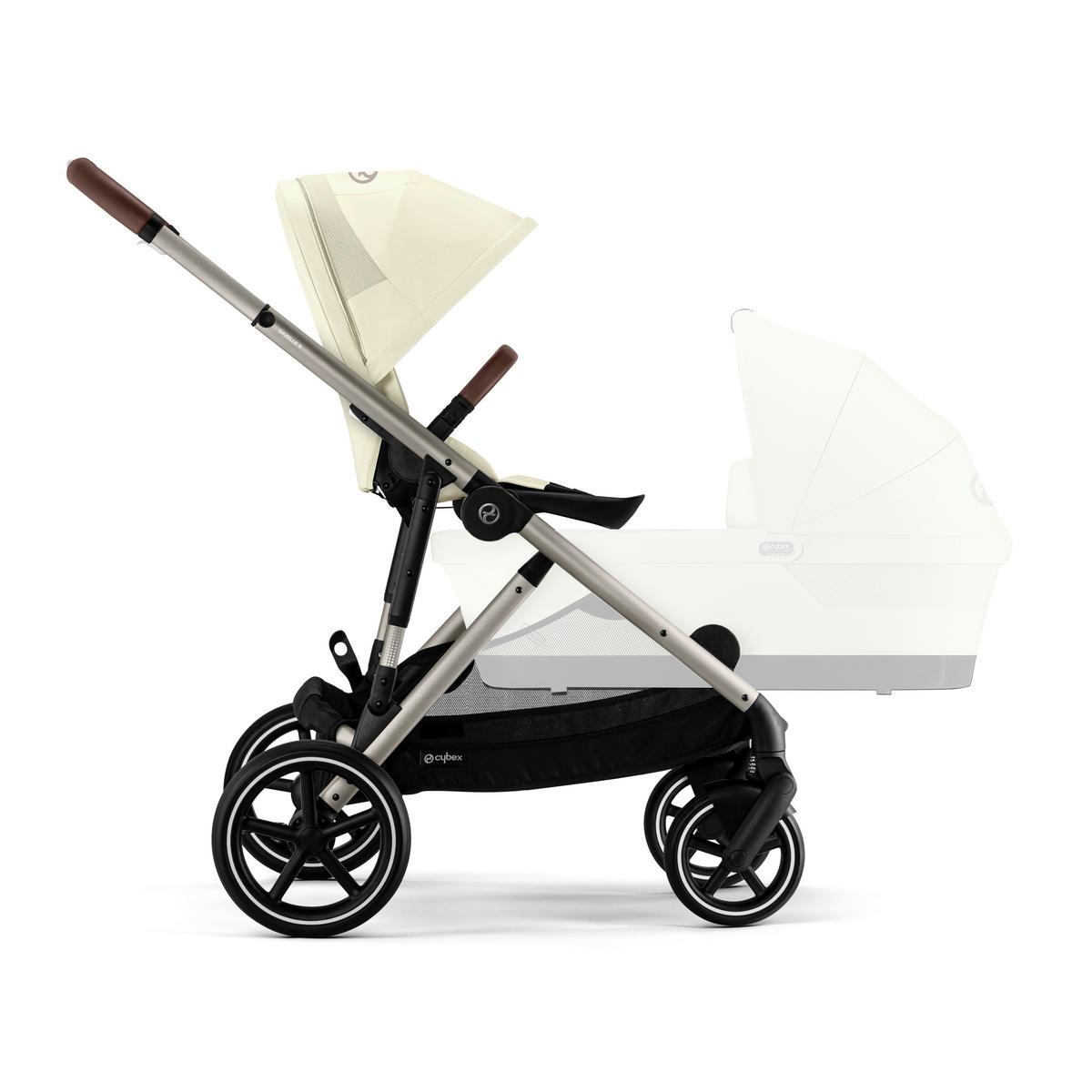 DJEČJA KOLICA  GAZELLE S  - bež/taupe, Basics, tekstil/metal (93-106/65/100-110cm) - Cybex