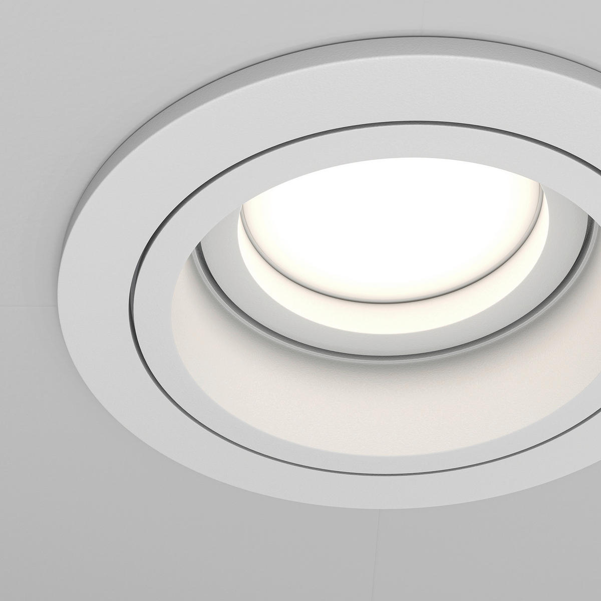 LED-EINBAUSPOT - Weiss, Trend, Metall (9,2/4/9,2cm) - MAYTONI