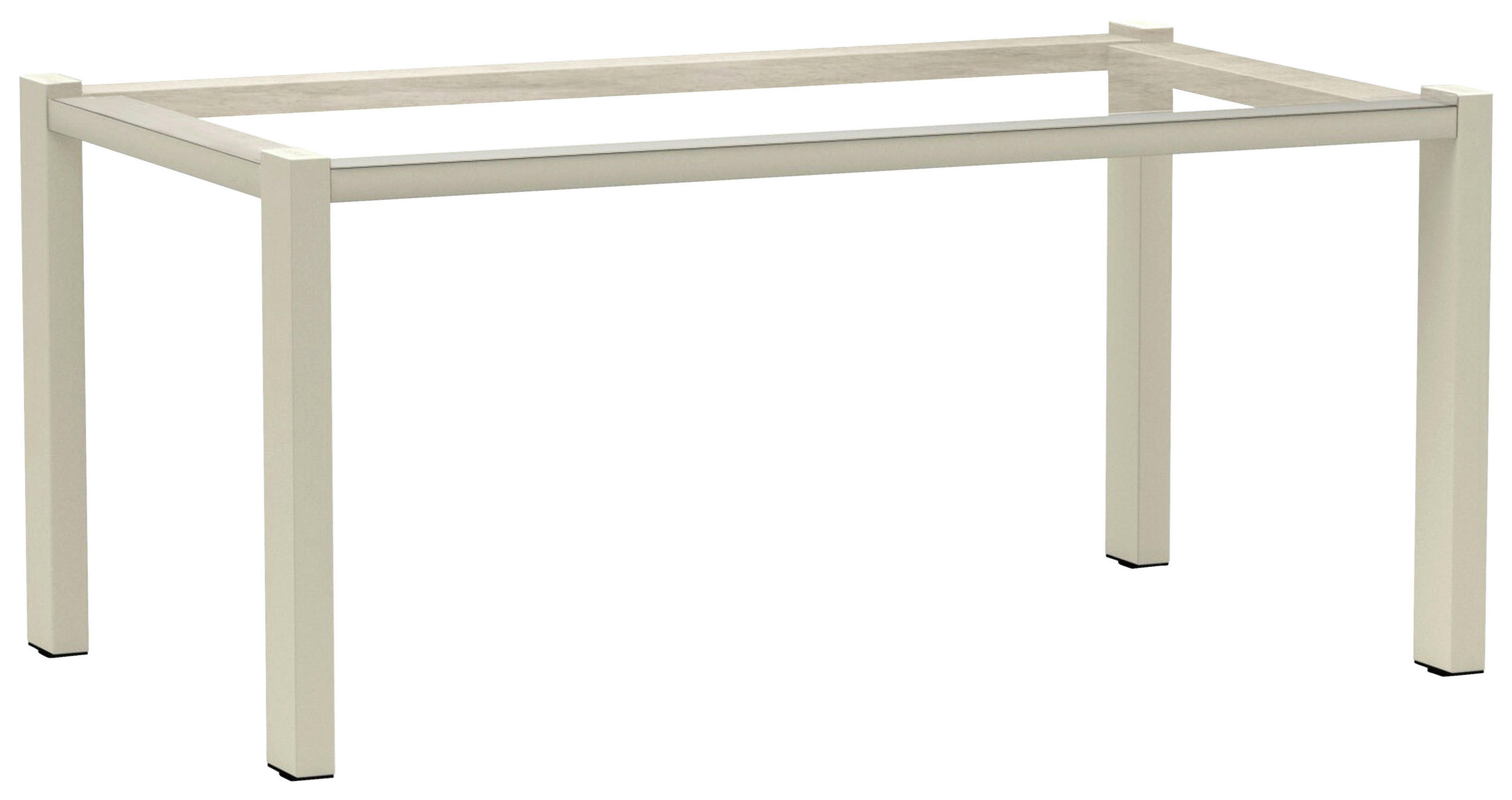 TISCHGESTELL 160/95/74 cm Metall  - Creme, Basics, Metall (160/95/74cm) - Joop!
