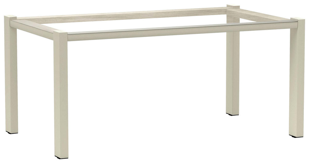 TISCHGESTELL 160/95/74 cm Metall  - Creme, Basics, Metall (160/95/74cm) - Joop!