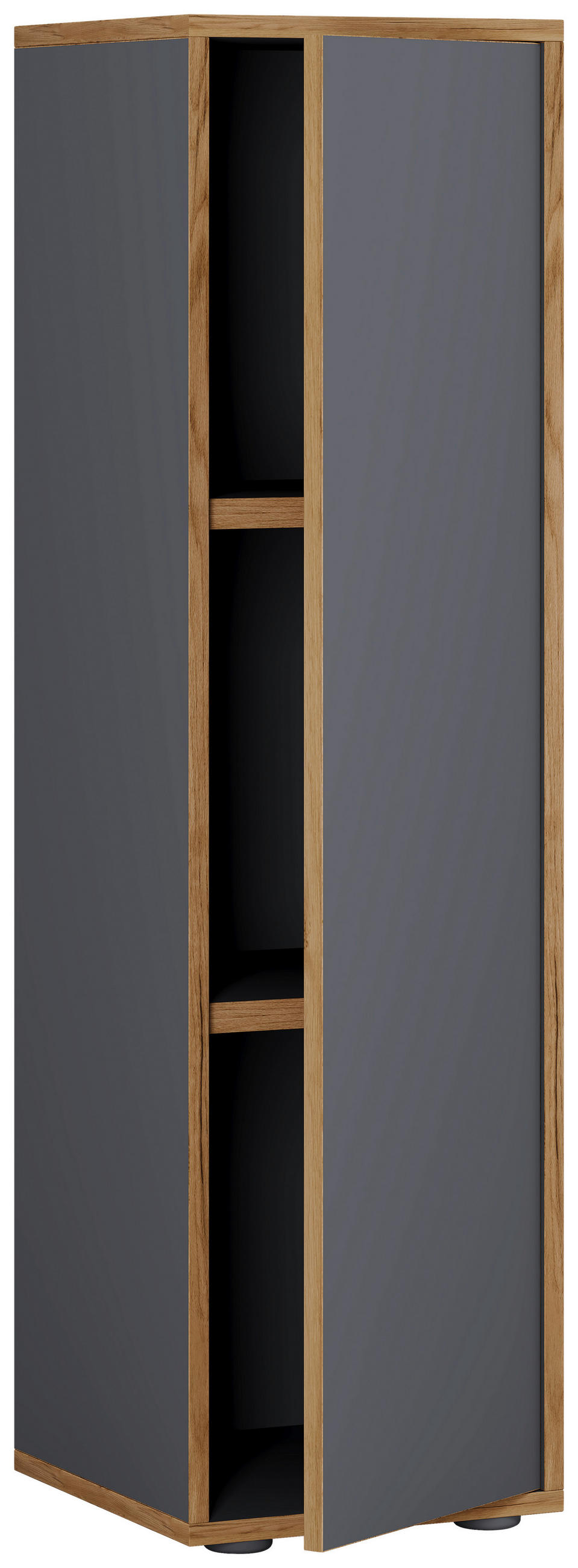 AKTENSCHRANK 30/110/33 cm  - Honigeiche/Anthrazit, Design, Holzwerkstoff (30/110/33cm) - MID.YOU