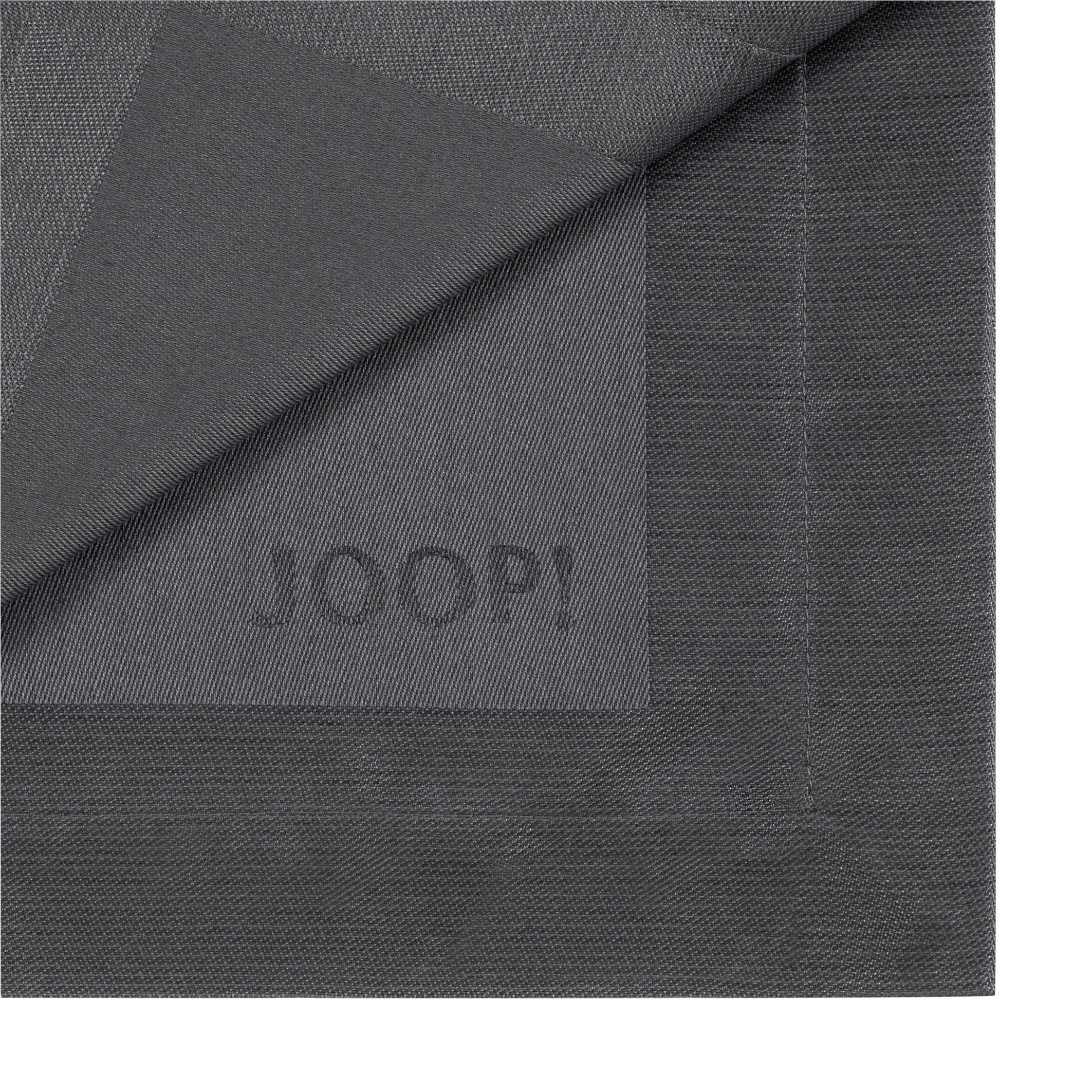 TISCHLÄUFER Signature 50/160 cm  - Graphitfarben, Design, Textil (50/160cm) - Joop!
