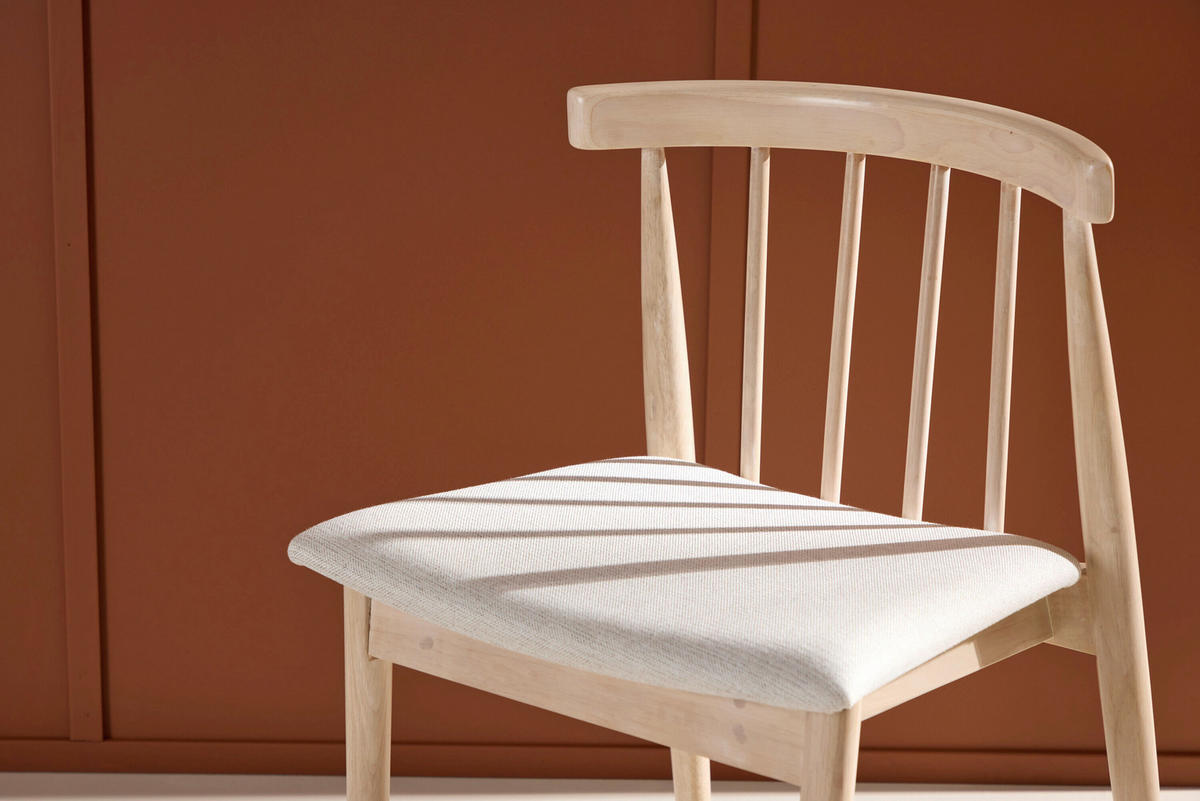 STUHL     - Weiß, MODERN, Holz/Textil (50/78/46cm) - Livetastic