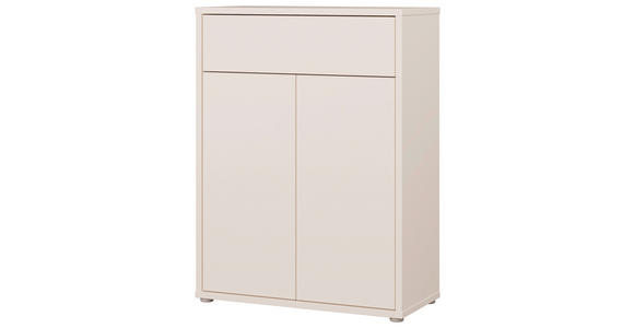 SCHUHSCHRANK  in 74,5/99,1/34,9 cm  - Sandfarben/Grau, MODERN, Holzwerkstoff/Kunststoff (74,5/99,1/34,9cm) - Carryhome