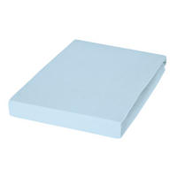 TOPPER-SPANNBETTTUCH Jersey  - Hellblau, Basics, Textil (100/200/10cm) - Janine