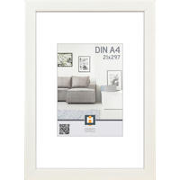 RÁM NA OBRAZY, 1 foto 21 cm x 30 cm - bílá, Basics, plast/sklo (21/30/1,5cm)